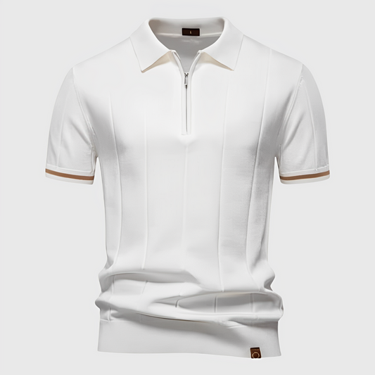 Klassisches Strick-Poloshirt