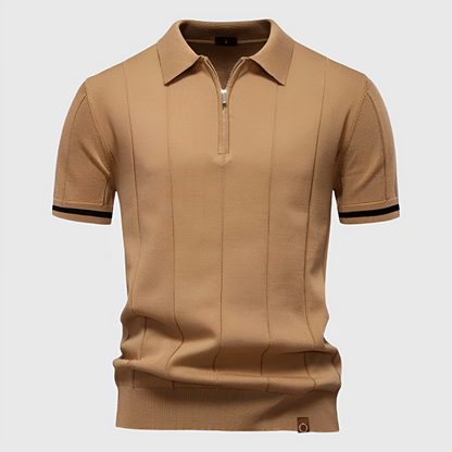 Klassisches Strick-Poloshirt