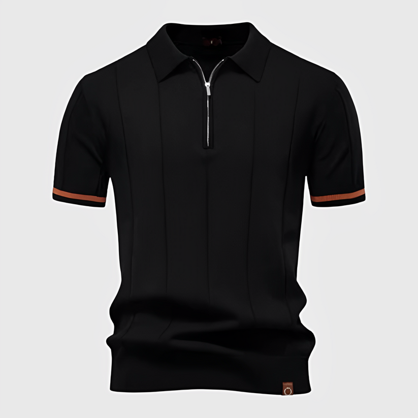 Klassisches Strick-Poloshirt