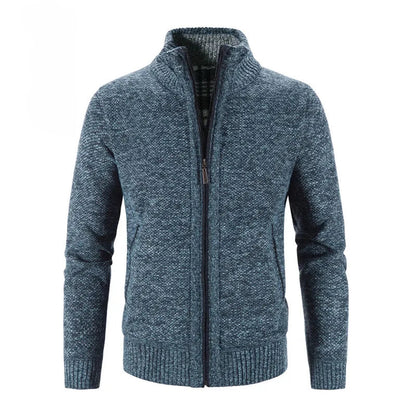 Herren-Cardigan Casual Crochet