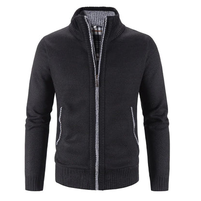 Herren-Cardigan Casual Crochet