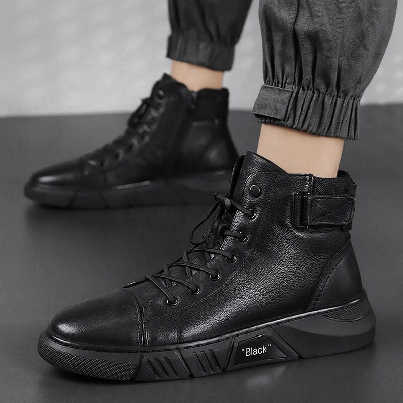 Italienischer Martin-Lederstiefel