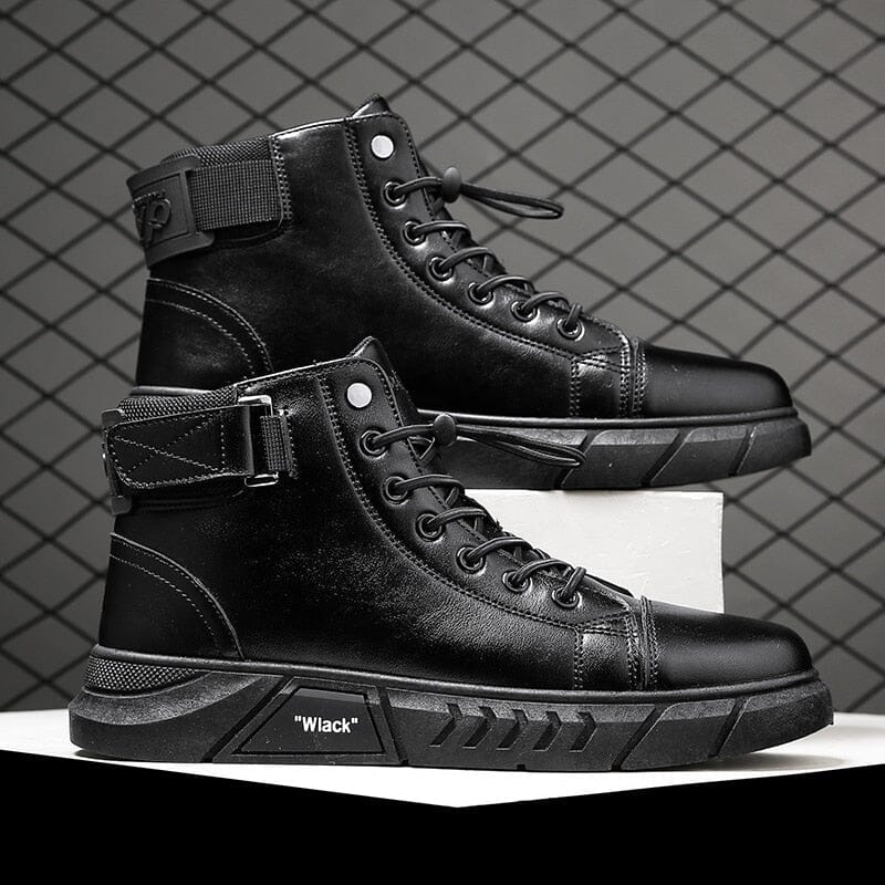 Italienischer Martin-Lederstiefel