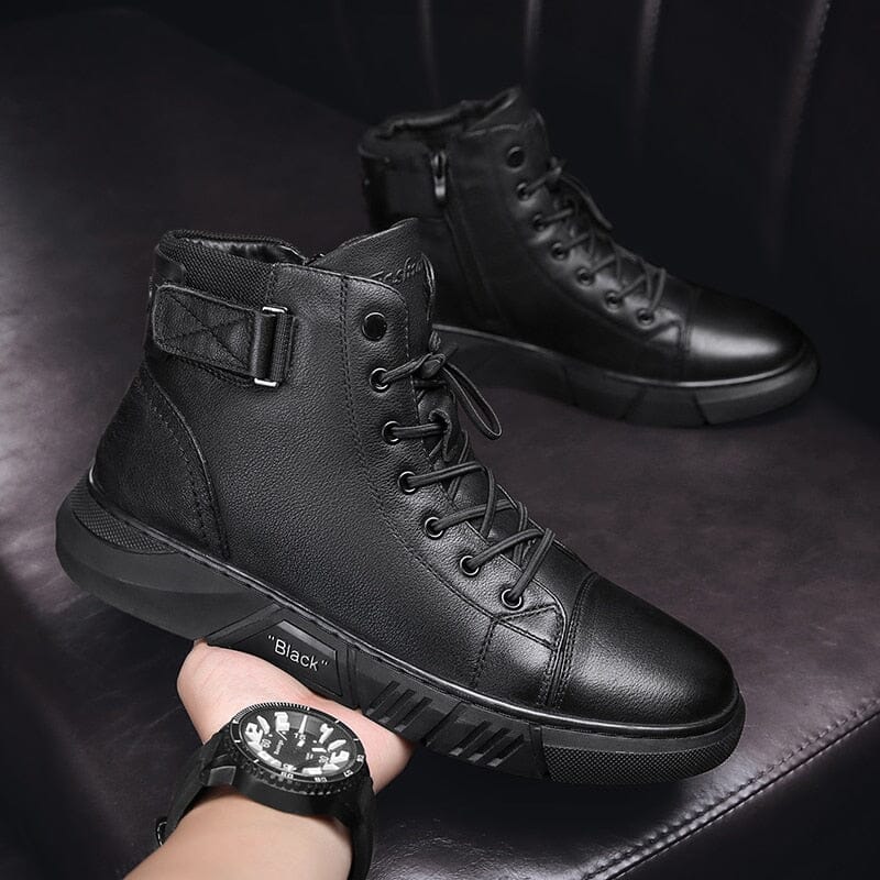 Italienischer Martin-Lederstiefel