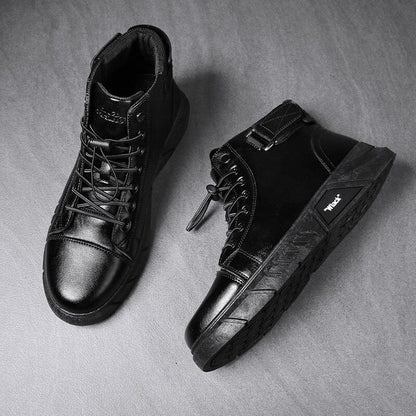 Italienischer Martin-Lederstiefel
